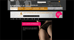 Desktop Screenshot of campower.de